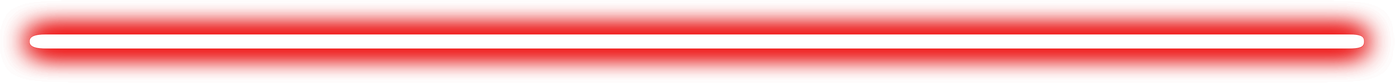 Red Neon Line Thin Border